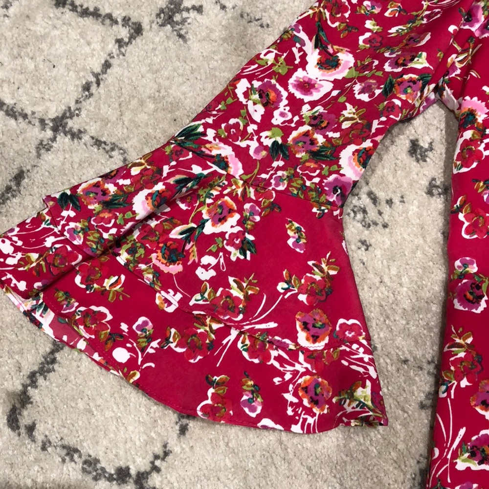 Pink Floral WAYF Dress - Picture 3 of 5